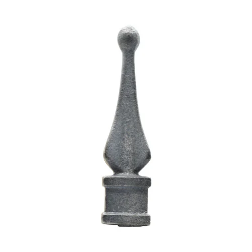 4-1/8" Cast Iron Spear Quad w/Ball Fits 5/8" Sq